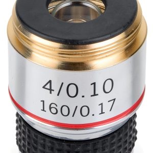 Vipxyc 4X Achromatic Microscope Lens Alloy-0