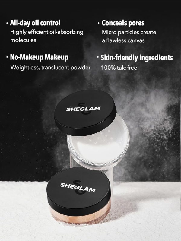 SHEGLAM Light Brown Face Powder Makeup-3