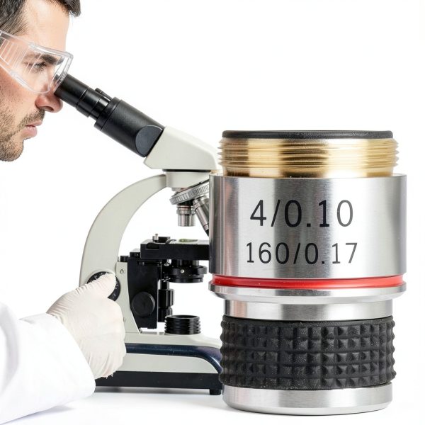 Vipxyc 4X Achromatic Microscope Lens Alloy-1