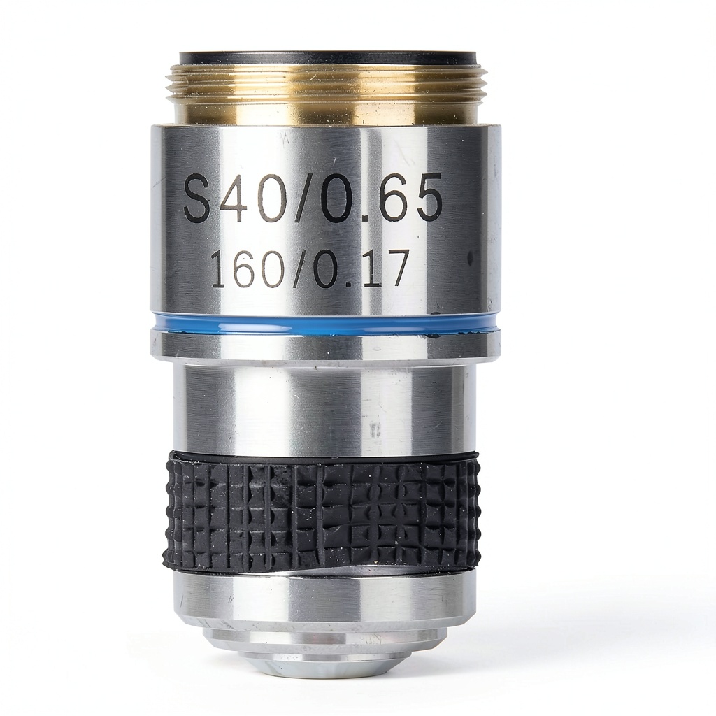 High-quality 40X achromatic microscope lens