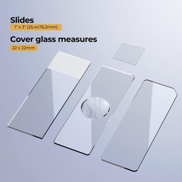 Microscope Slides Clear 50pc & 100pc Cover Slips Vabiooth-3