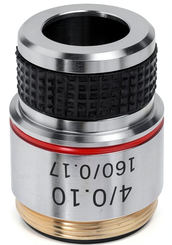 Vipxyc 4X Achromatic Microscope Lens Alloy-5