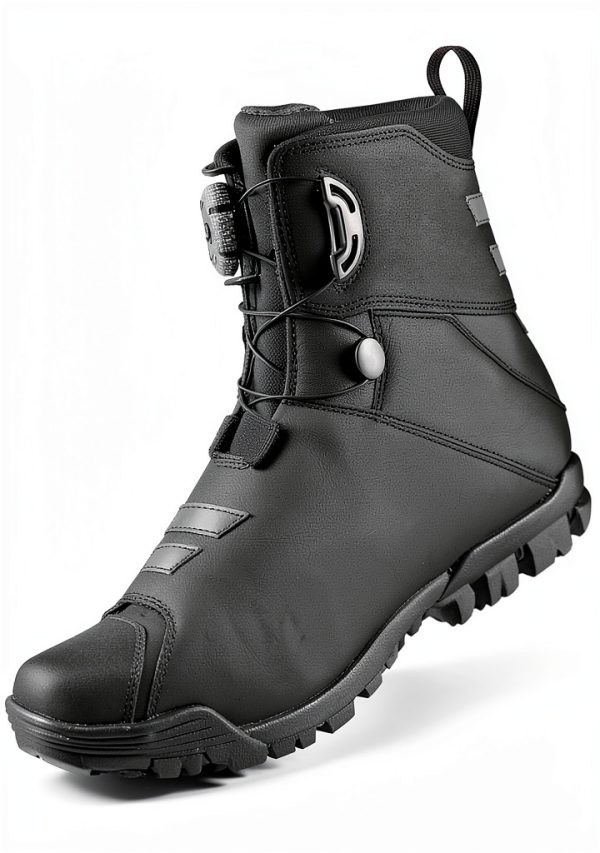Lake Mens Cycling Shoes Black Leather-6