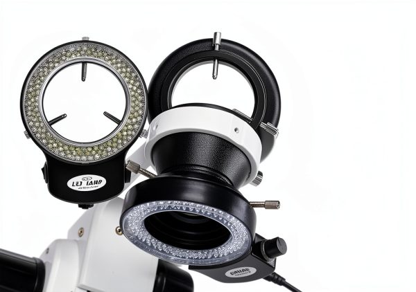 Walfront LED Ring Light Illuminator Microscope Accessories-4