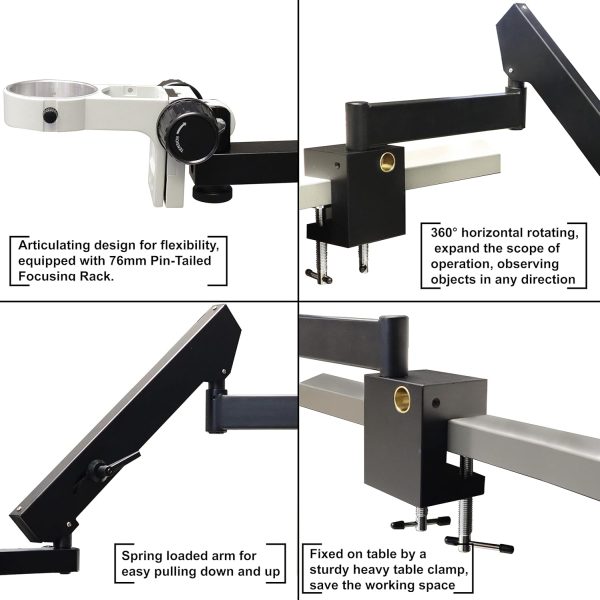 Parco Scientific Articulating Arm Pillar Clamp Stand-2