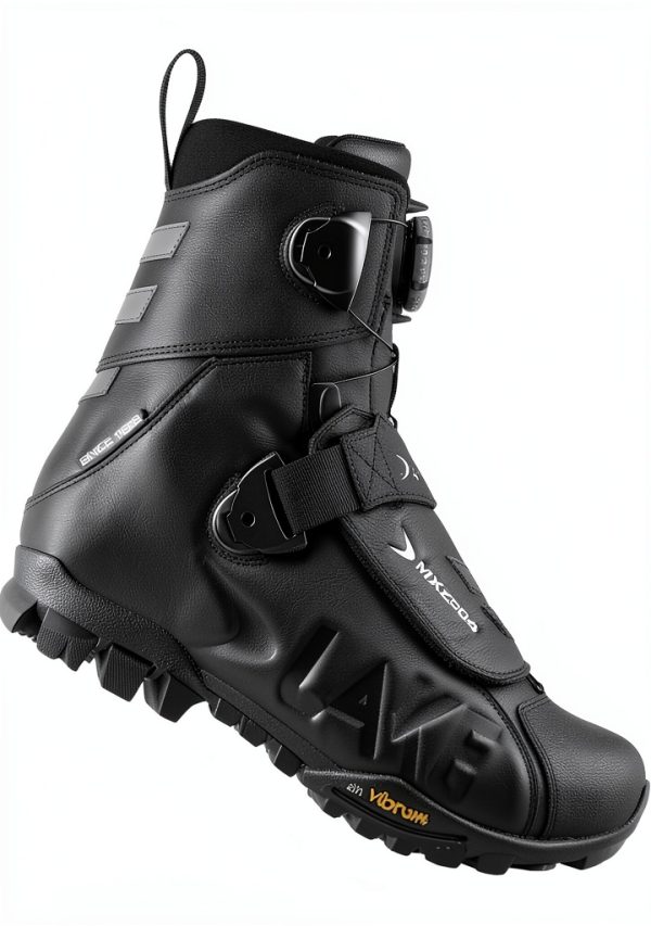 Lake Mens Cycling Shoes Black Leather-0