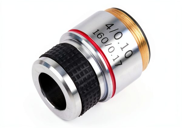 Vipxyc 4X Achromatic Microscope Lens Alloy-4