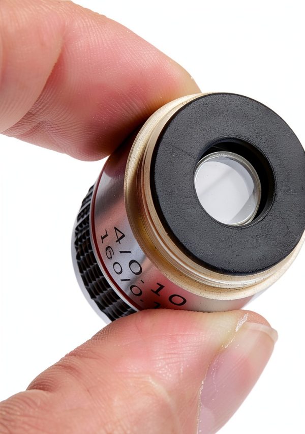 Vipxyc 4X Achromatic Microscope Lens Alloy-6