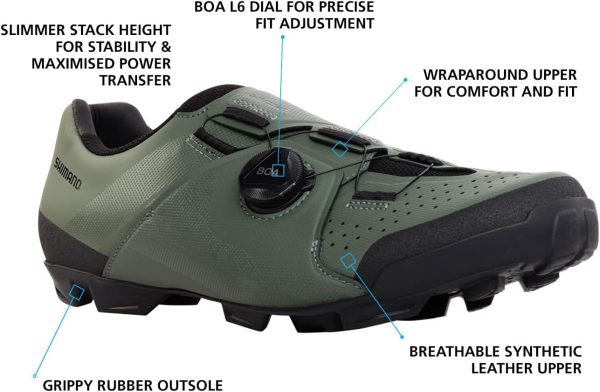 SHIMANO Olive Cycling Shoes Mens Cross Country-1