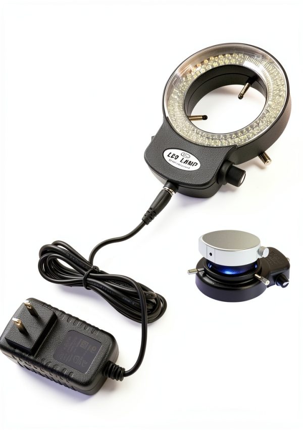 Walfront LED Ring Light Illuminator Microscope Accessories-8