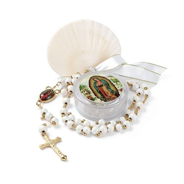 Baptism Candle Set Rotel White Votive Candle-3