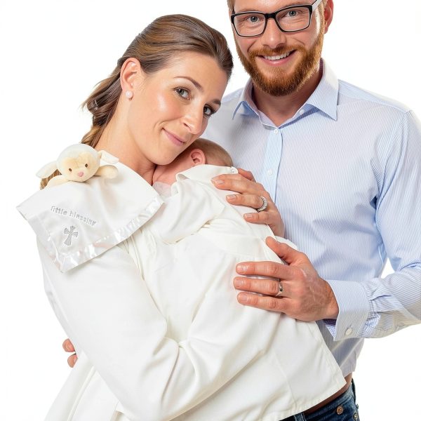 Organic Lamb Lovey Tranquil Kiddo Baby Blanket-1