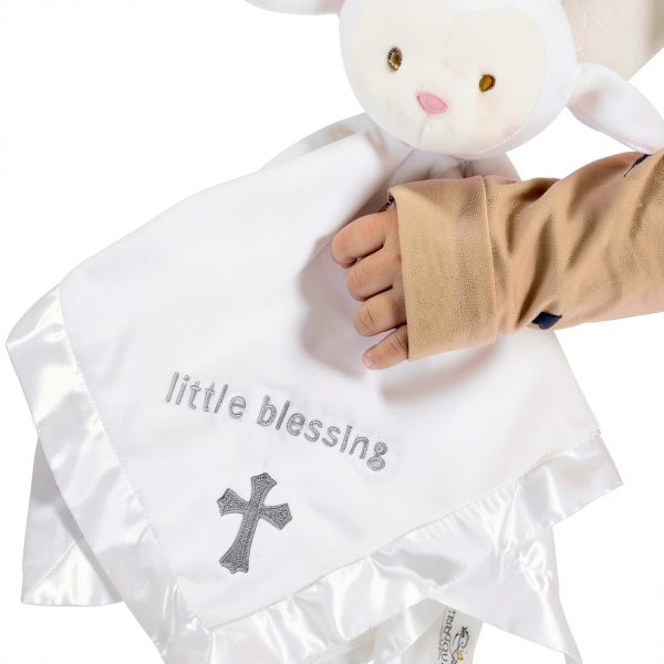 Organic Lamb Lovey Tranquil Kiddo Baby Blanket-7