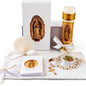 Baptism Candle Set Rotel White Votive Candle-0