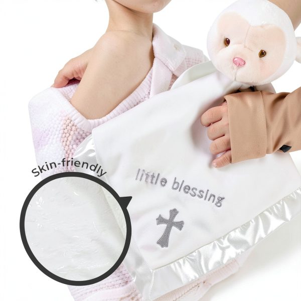 Organic Lamb Lovey Tranquil Kiddo Baby Blanket-3