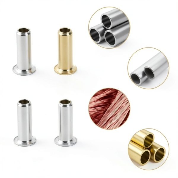 1/2 Inch Brass Compression Fittings by salbsever 50 Pack Yellow Insert-5