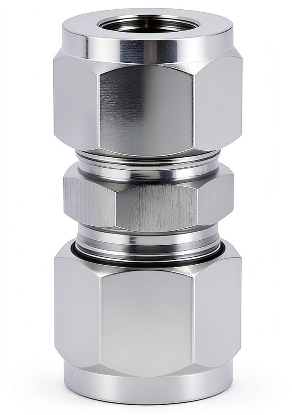 304 Stainless Steel Compression Union 12mm OD x 12mm OD Lophtnix Pack-2