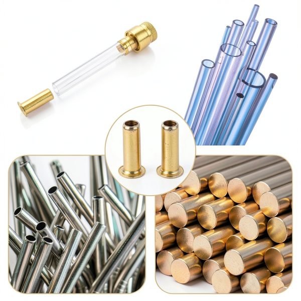 1/2 Inch Brass Compression Fittings by salbsever 50 Pack Yellow Insert-6