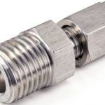 uxcell Compression Tube Fitting 1/4 NPT x 1/8" Tube OD Ferrule Steel-0