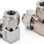 304 Stainless Steel Compression Tube Fitting 90 Degree Elbow with Double Ferrules 6mm OD x 6mm OD, Pack of 2-0