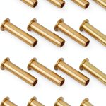 Brass Compression Insert PATIKIL 5mm OD x 3mm ID Tube Support 40 Pack-0