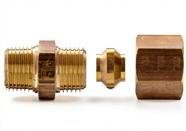 Legris 0105 05 10 Brass Compression Tube Fitting, Connector, 5 mm Tube OD x 1/8" BSPT Male-2
