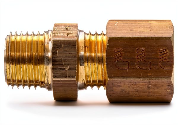 Legris 0105 05 10 Brass Compression Tube Fitting, Connector, 5 mm Tube OD x 1/8" BSPT Male-1