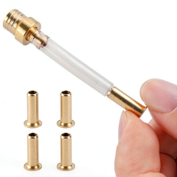1/2 Inch Brass Compression Fittings by salbsever 50 Pack Yellow Insert-4