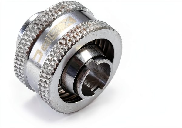 XSPC G1/4" to 3/8" ID Compression Fitting – Chrome Brass 8-Pack-2