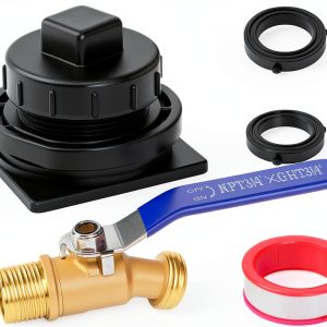 Stock Tank Drain Plug Kit Ketofa – Heavy‑Duty ABS & Brass-0