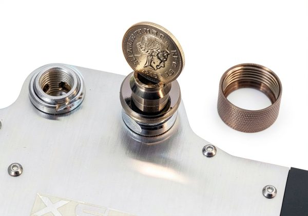 XSPC G1/4" to 3/8" ID Compression Fitting – Chrome Brass 8-Pack-4