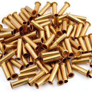 PATIKIL 1/4" Brass Compression Insert, 100 Pack Compression Fitting Insert Tube Support Assortment Kit for Air Water Fuel Oil Gas Pipe Tubing-0