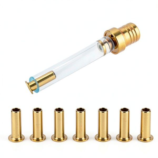 1/2 Inch Brass Compression Fittings by salbsever 50 Pack Yellow Insert-3