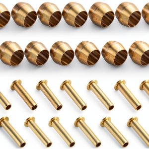 3/16 ID Compression Kit PATIKIL Brass Ferrule & Insert Set-0