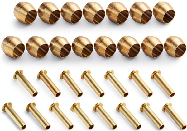 3/16 ID Compression Kit PATIKIL Brass Ferrule & Insert Set-0