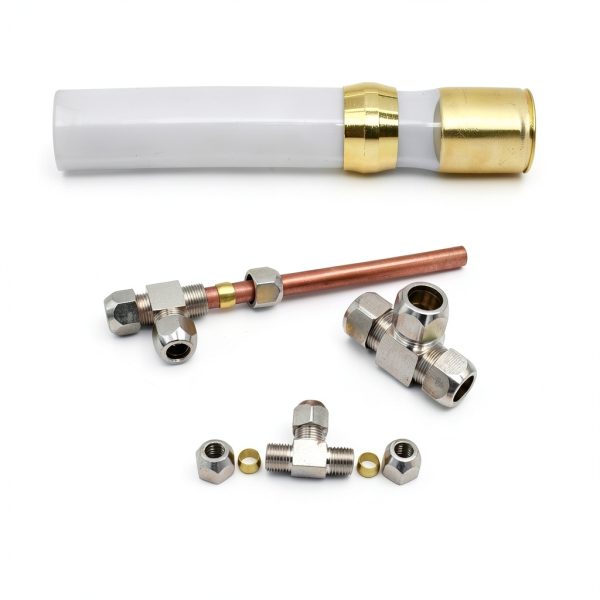 Beduan 5/32" Tube ID Brass Compression Fitting Pack of 10 Insert-3