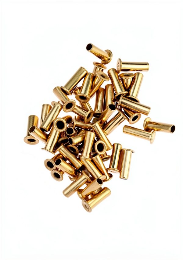 1/4 Brass Compression Fitting 50pcs Tube ID Insert Gold by FdcZeyxior-3