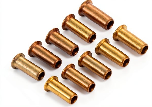 PATIKIL 4mm Brass Compression Fitting - 20 Pack Gold Tube Insert-0