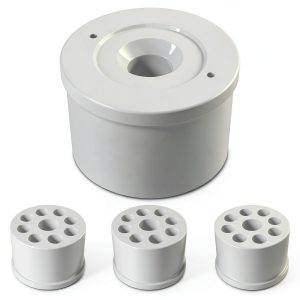 FORMUFIT 1-1/4" Caster PVC Fitting Adapter, White, 4-Pack-0