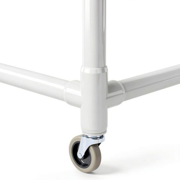 FORMUFIT 1-1/4" Caster PVC Fitting Adapter, White, 4-Pack-9